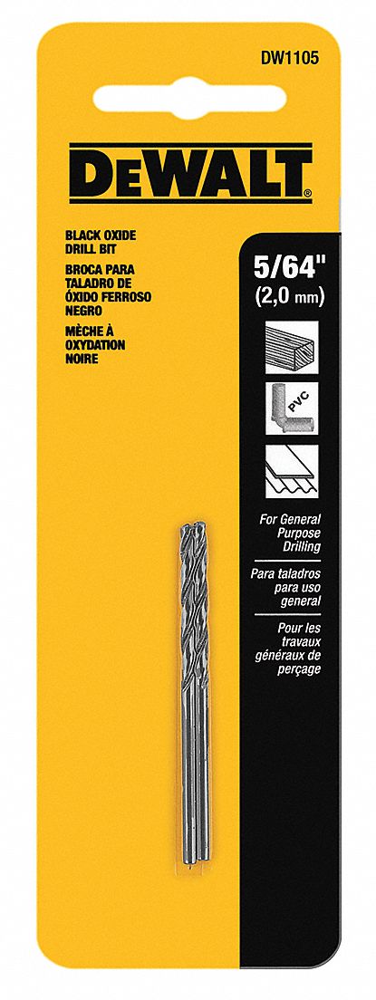 Jobber Drill 5/64 HSS PK2