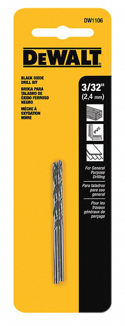 Jobber Drill 3/32 HSS PK2