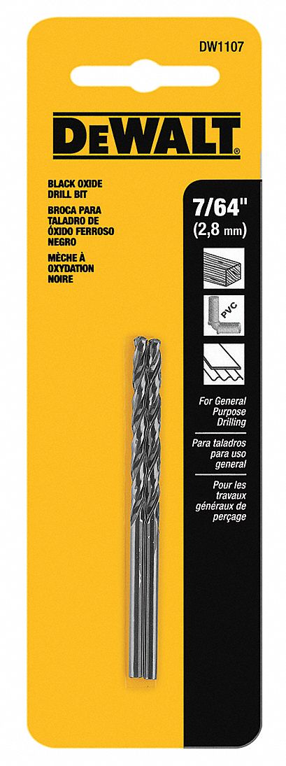 Jobber Drill 7/64 HSS PK2