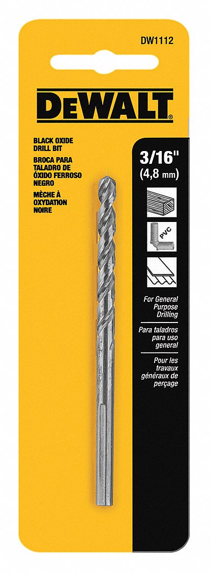 Jobber Drill 3/16 HSS