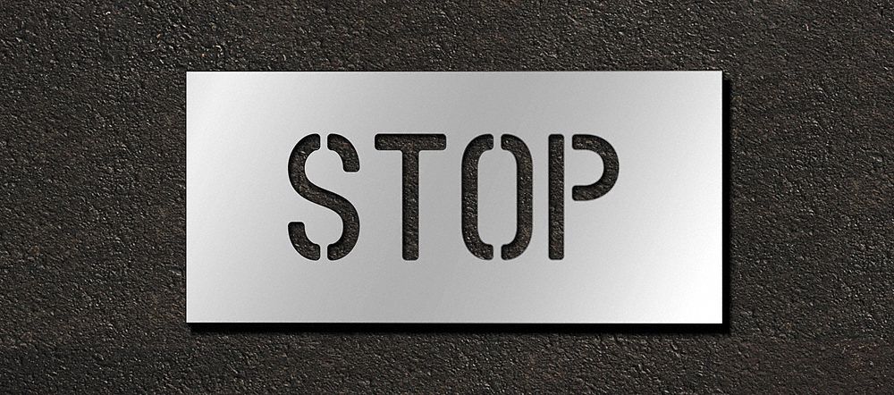 IndividualStencil Message Polyethylene