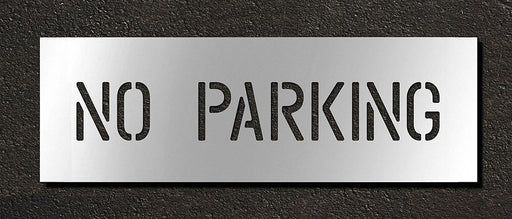 Pavement Stencil No Parking 4 in