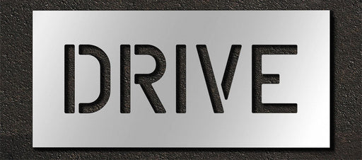 Pavement Stencil Drive 6 in
