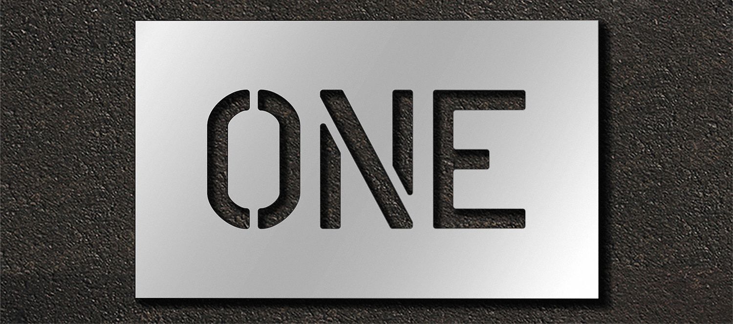 IndividualStencil Message Polyethylene