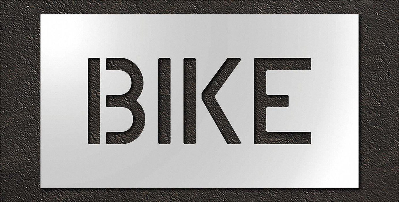 Pavement Stencil Bike 6 in