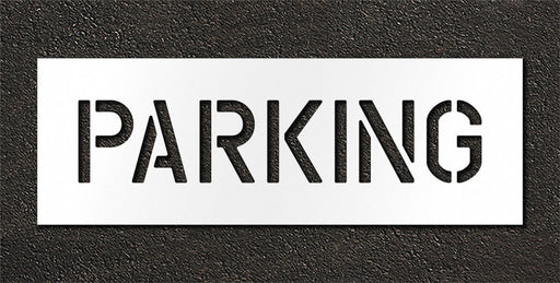 Pavement Stencil Parking 6 in