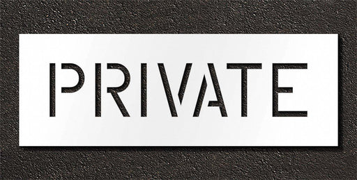 IndividualStencil Message Polyethylene
