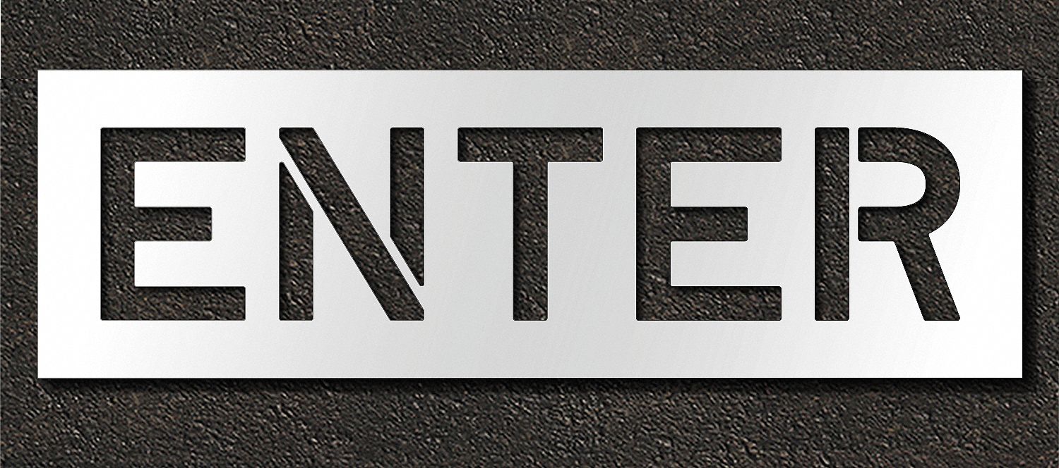 IndividualStencil Message Polyethylene