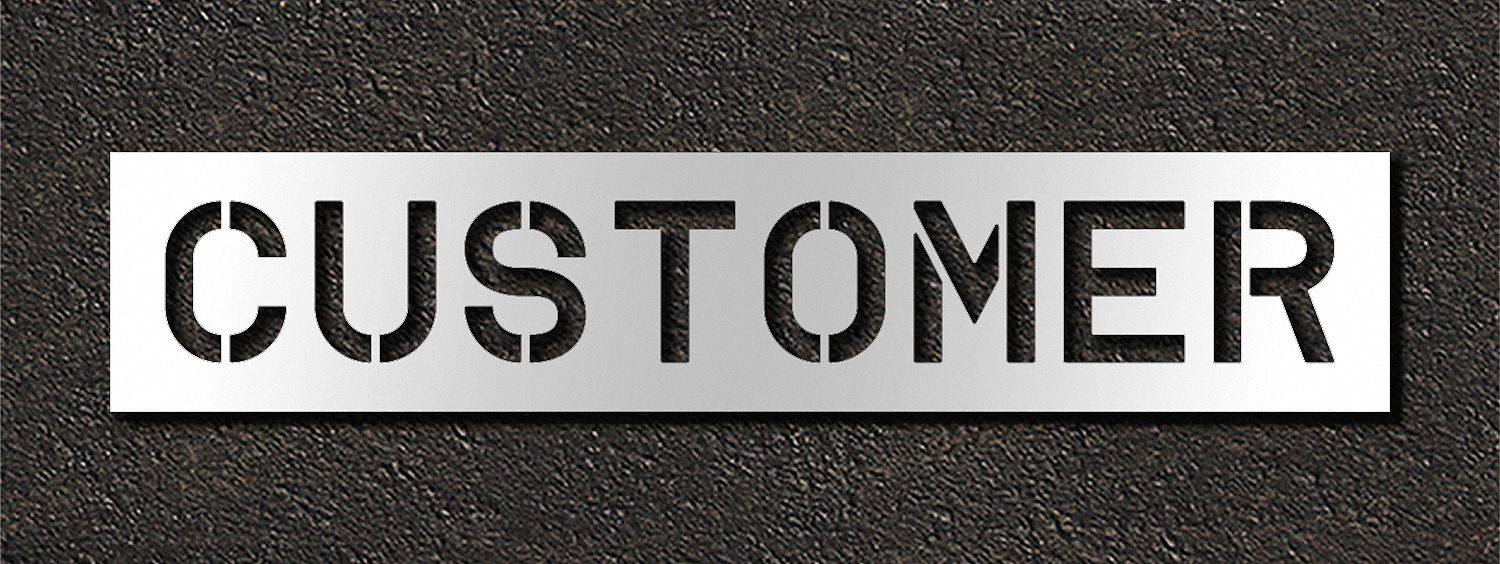 IndividualStencil Message Polyethylene
