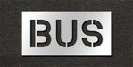 Pavement Stencil Bus 10 in