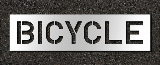Pavement Stencil Bicycle 10 in