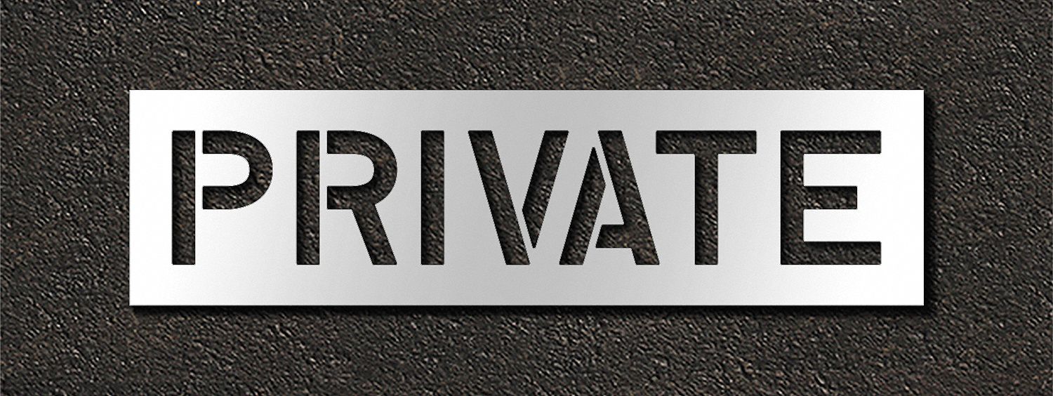 IndividualStencil Message Polyethylene