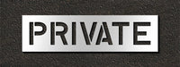 IndividualStencil Message Polyethylene