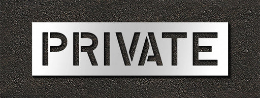 IndividualStencil Message Polyethylene