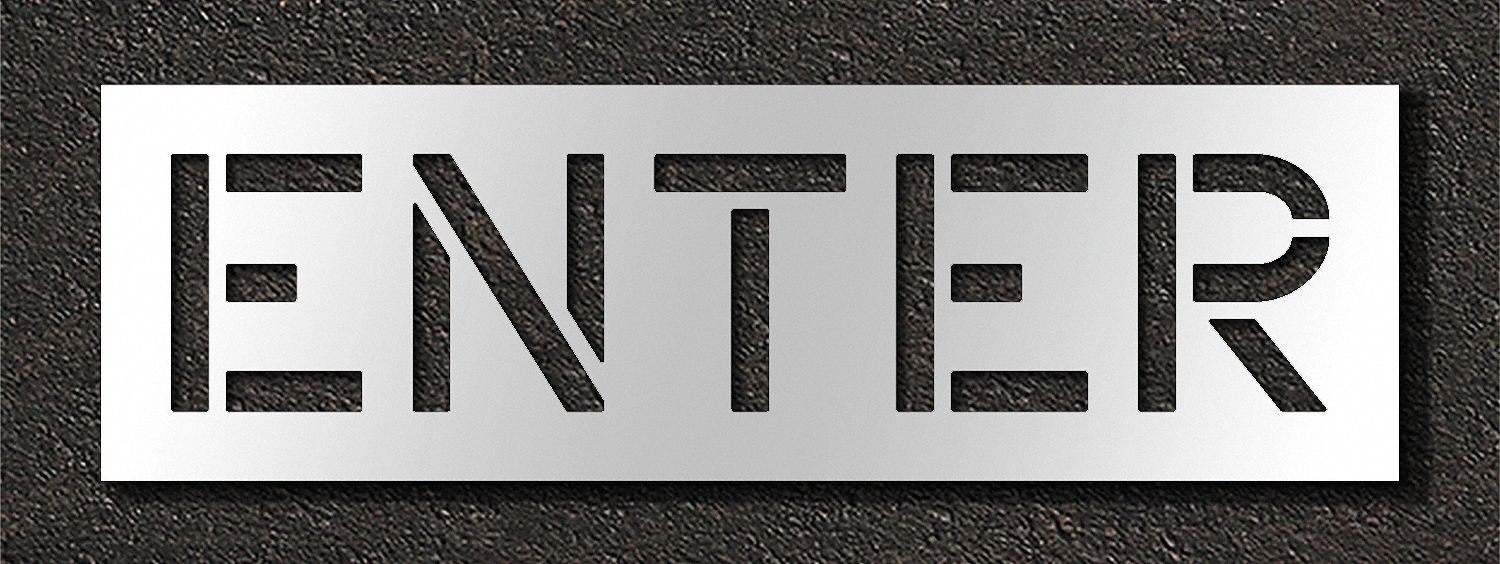 IndividualStencil Message Polyethylene