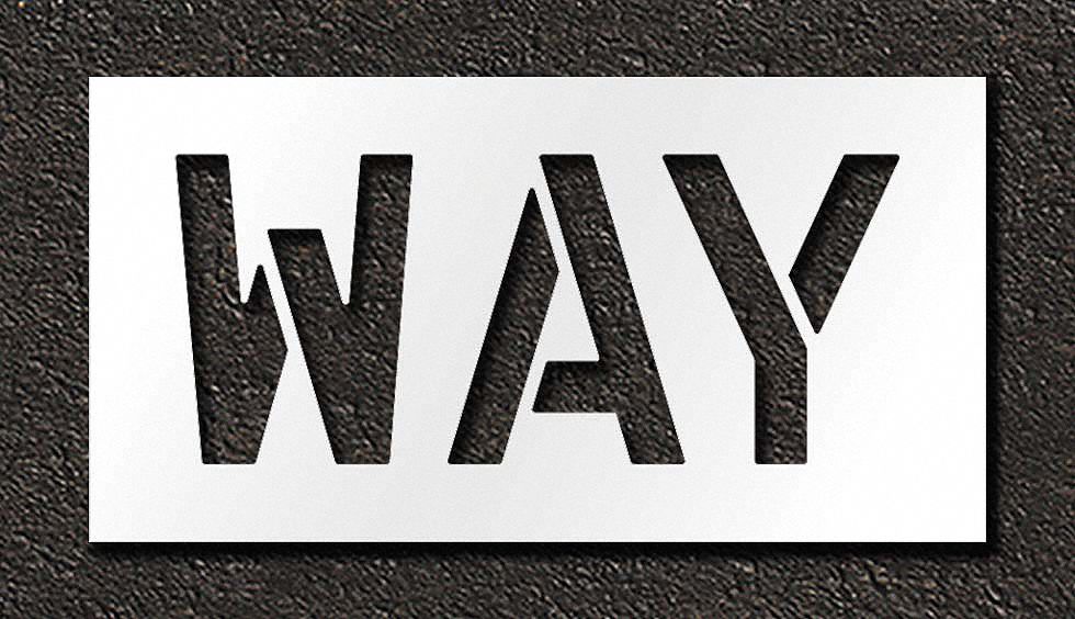 IndividualStencil Message Polyethylene