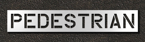 Pavement Stencil Pedestrian 12 in