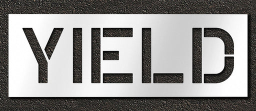 Pavement Stencil Yield 12 in