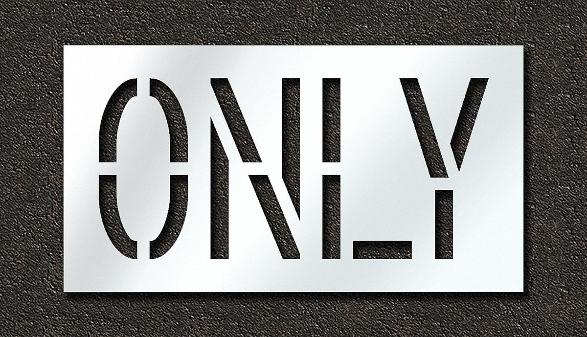 IndividualStencil Message Polyethylene