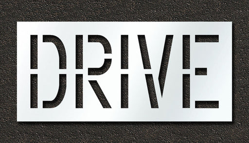 Pavement Stencil Drive 18 in