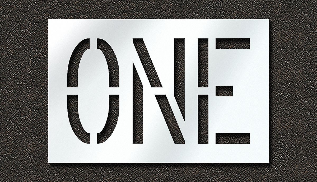 IndividualStencil Message Polyethylene