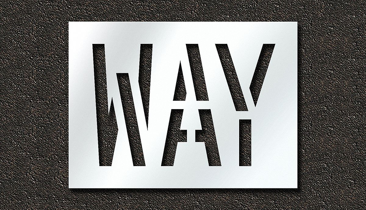 IndividualStencil Message Polyethylene