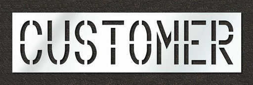 Pavement Stencil Customer 18 in