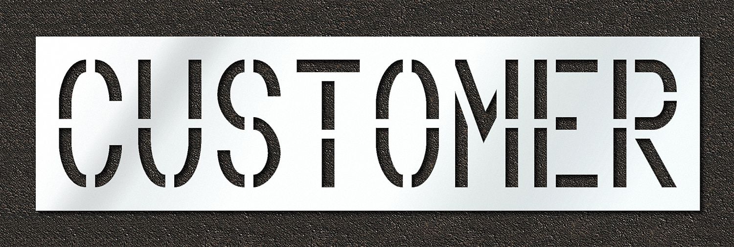 IndividualStencil Message Polyethylene