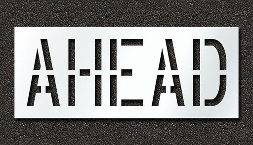 Pavement Stencil Ahead 18 in