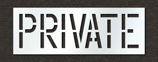 IndividualStencil Message Polyethylene