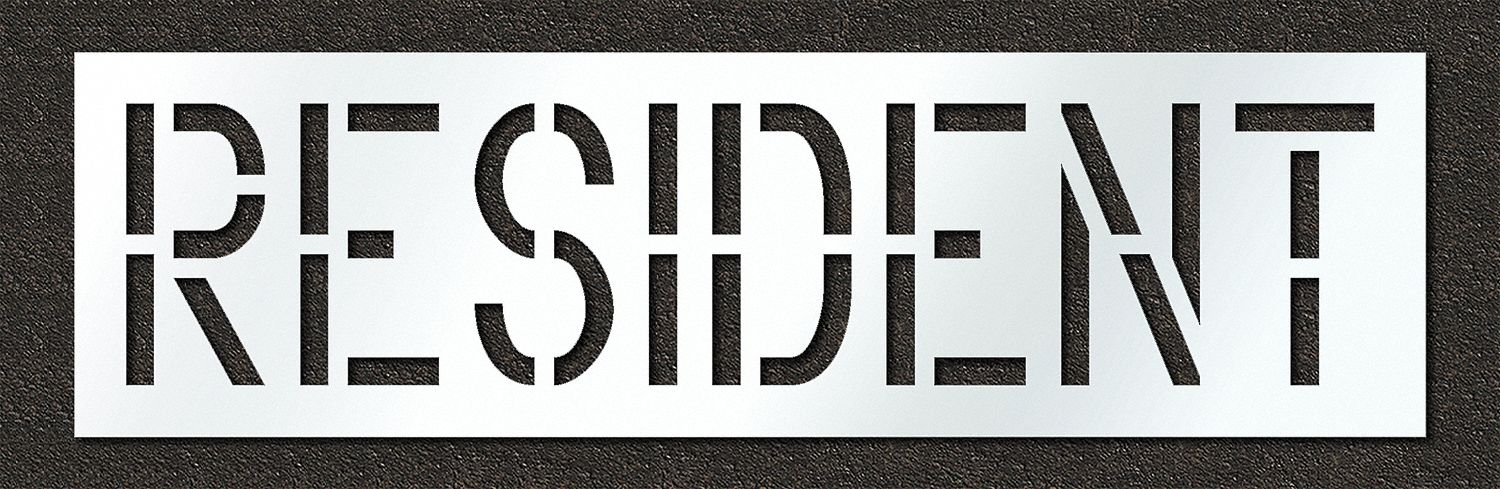 IndividualStencil Message Polyethylene