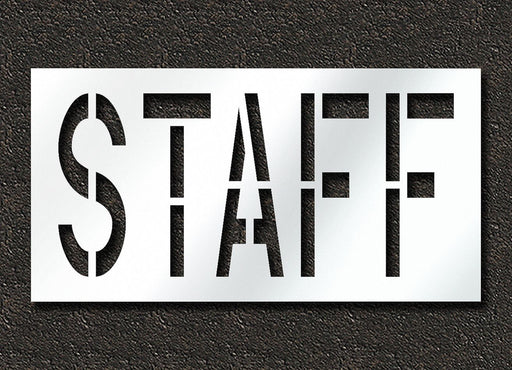 Pavement Stencil Staff 24 in