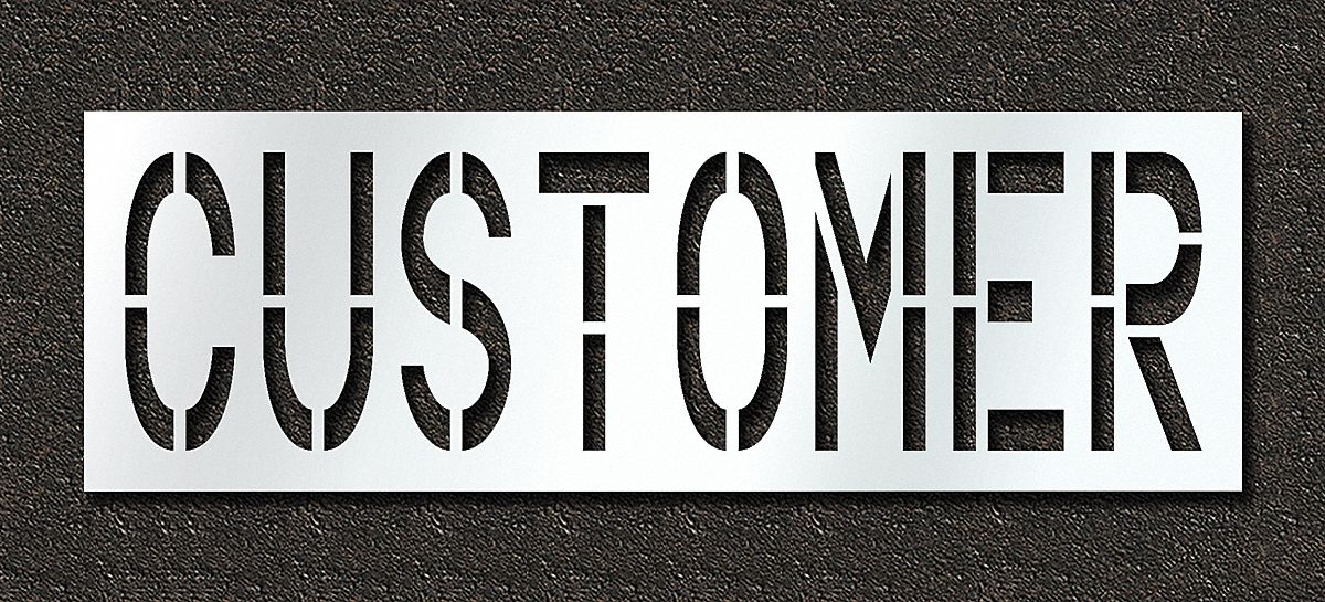 IndividualStencil Message Polyethylene