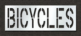 Pavement Stencil Bicycles 24 in
