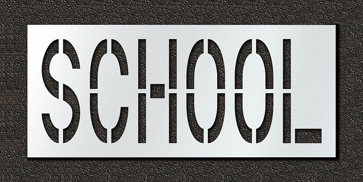 IndividualStencil Message Polyethylene