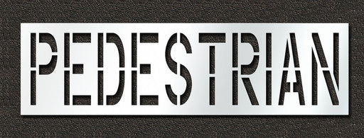 Pavement Stencil Pedestrian 24 in
