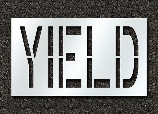 Pavement Stencil Yield 24 in