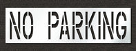 Pavement Stencil No Parking 24 in