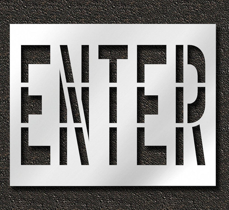 IndividualStencil Message Polyethylene