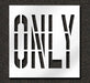 IndividualStencil Message Polyethylene