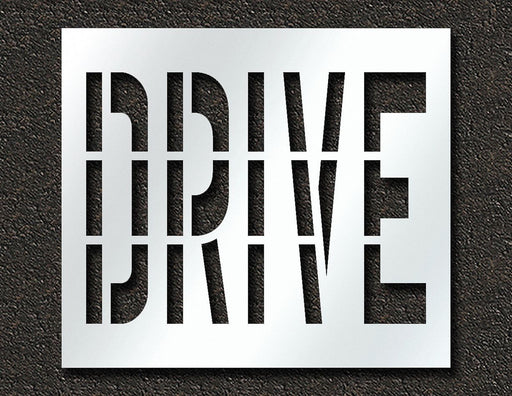 Pavement Stencil Drive 36 in