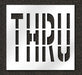 IndividualStencil Message Polyethylene