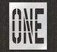 IndividualStencil Message Polyethylene