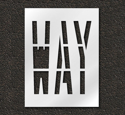 IndividualStencil Message Polyethylene