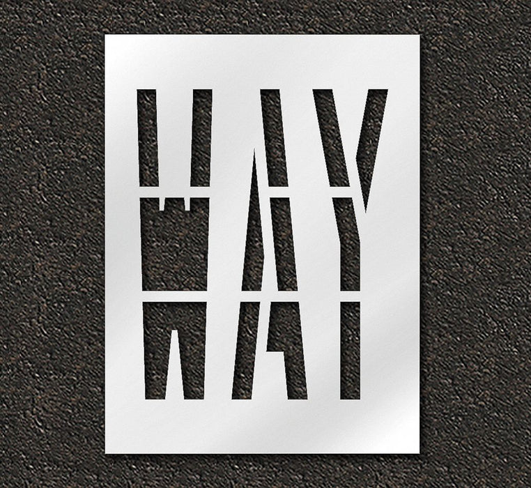 IndividualStencil Message Polyethylene