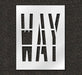 IndividualStencil Message Polyethylene