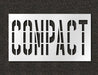 IndividualStencil Message Polyethylene