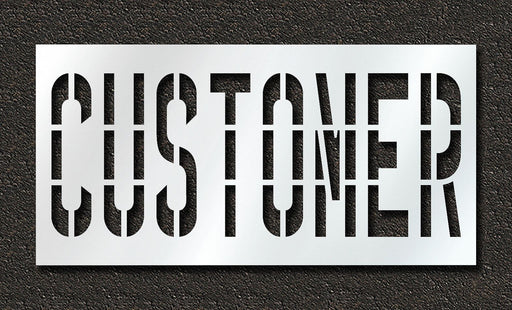 Pavement Stencil Customer 36 in