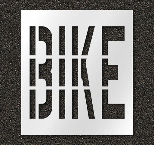 Pavement Stencil Bike 36 in