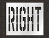 IndividualStencil Message Polyethylene